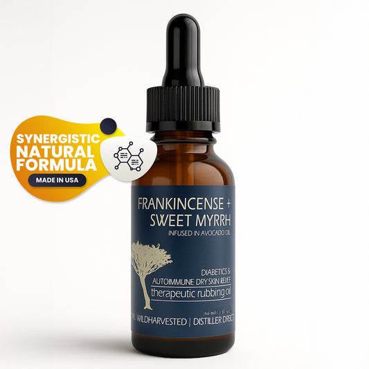 Frankincense & Sweet Myrrh Infused Therapeutic Rubbing Oil