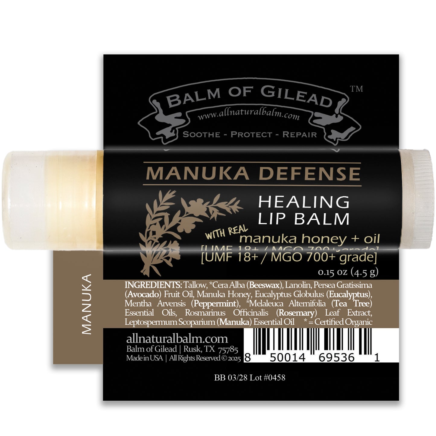 Manuka Defense Healing Lip Balm