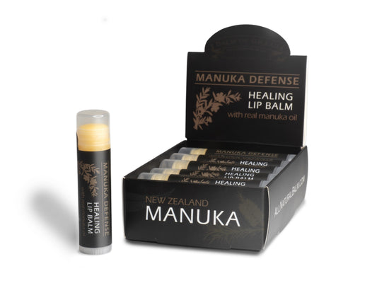 (CASE OF 12) Lip Balm, Manuka Defense Healing