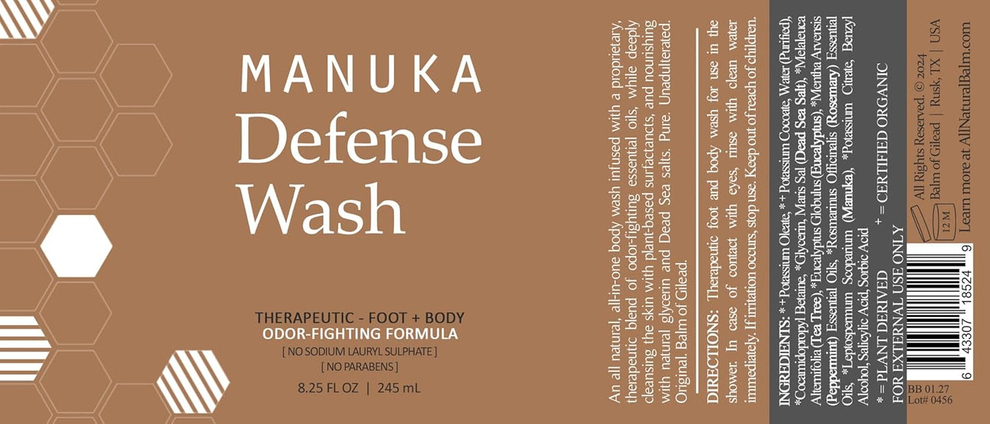 Manuka Defense Deep Cleanse Wash, 8.25 fl oz
