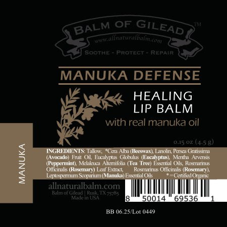 Manuka Defense Healing Lip Balm
